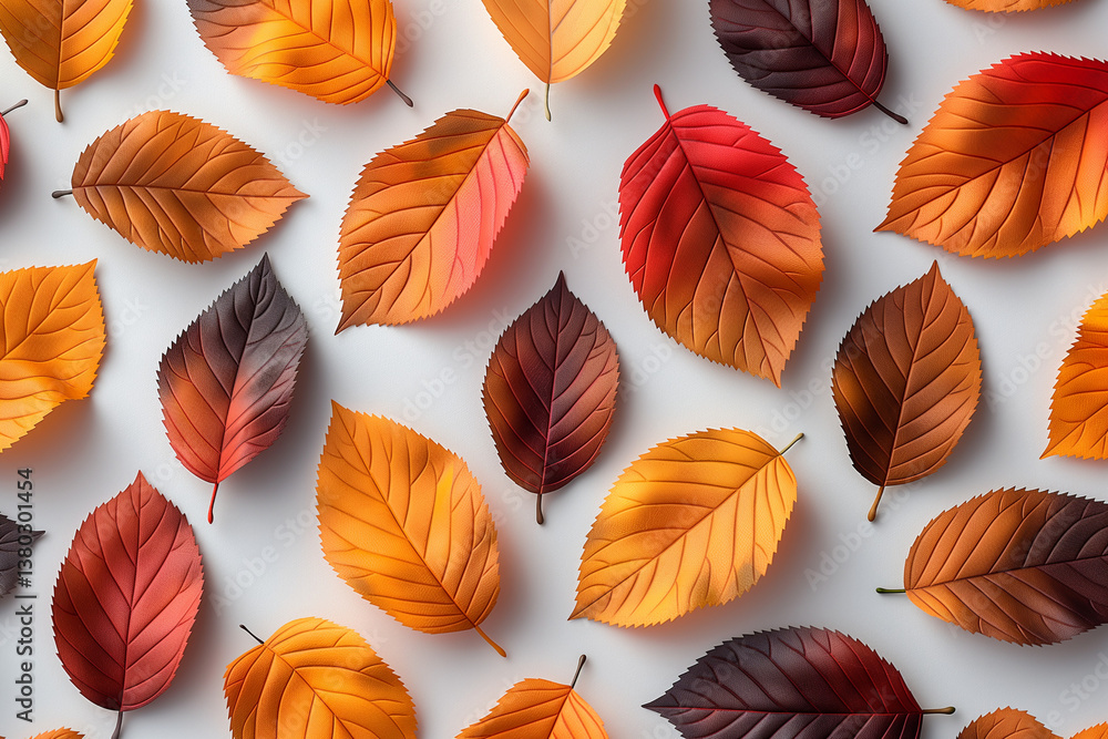 seamless pattern with autumn leaves seamless pattern with autumn leaves
