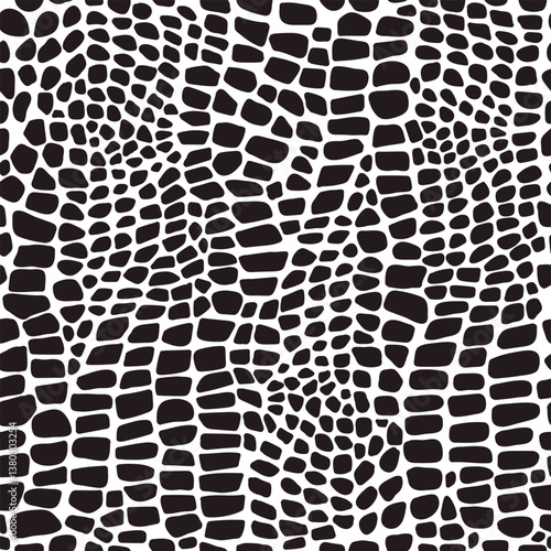 Animal skin seamless pattern, giraffe, leopard, tiger, cow prints. Wildlife animals print texture, zebra, cheetah skins patterns vector set
