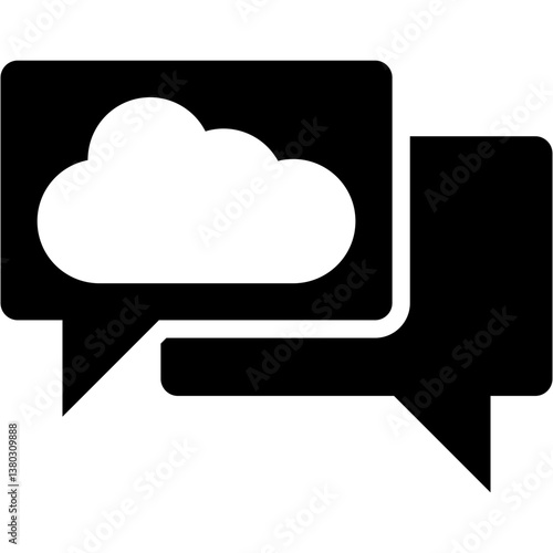 Cloud Messaging Icon