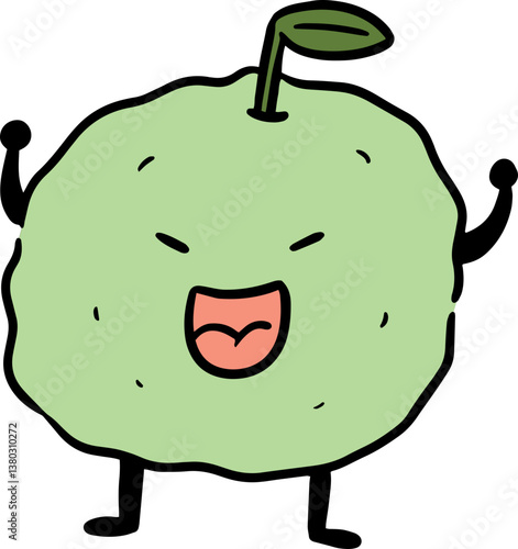 Illustration of guava

