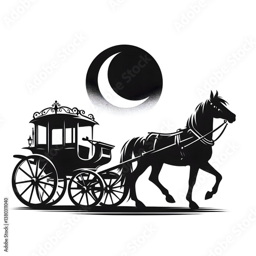 horse and carriage horse cart 
