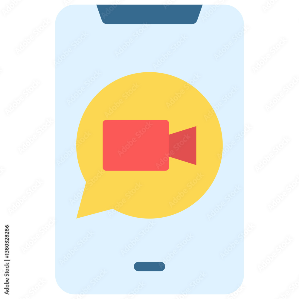 Fototapeta premium Video Call Icon