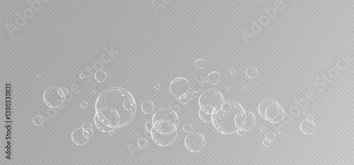 Soap bubble.Flying bubble.Vector.Background.
Soap bubbles background