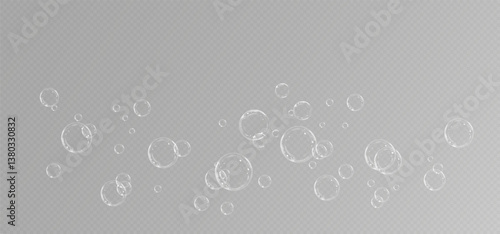 Soap bubbles background