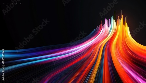 Dynamic Growth Arrows in Abstract Perspective for Business Development