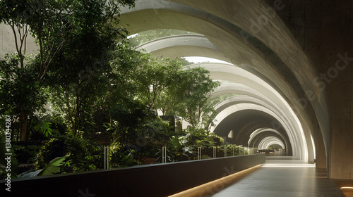 High-tech underground city for sustainable urban development