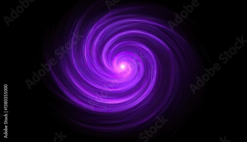 Abstract purple spiral vortex