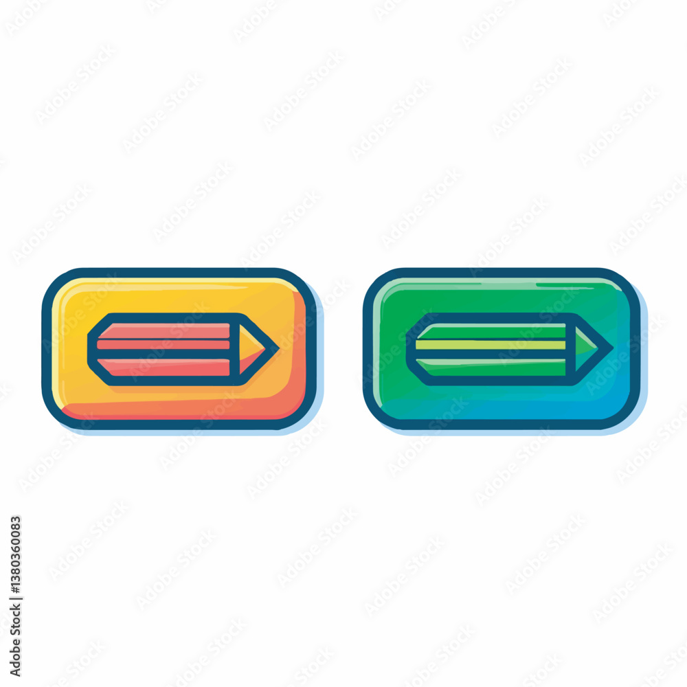 Colorful arrows indicate directions within a graphic illustration design Colorful arrows indicate directions within a graphic illustration design