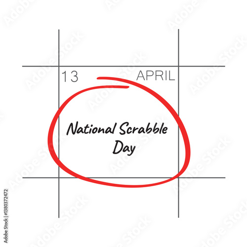 National Scrabble Day, April 13.
