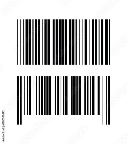 bar code minimalist simple element