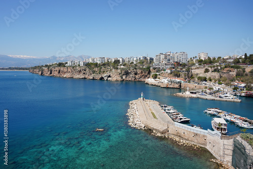 Historic Harbor in Antalya, Turkiye