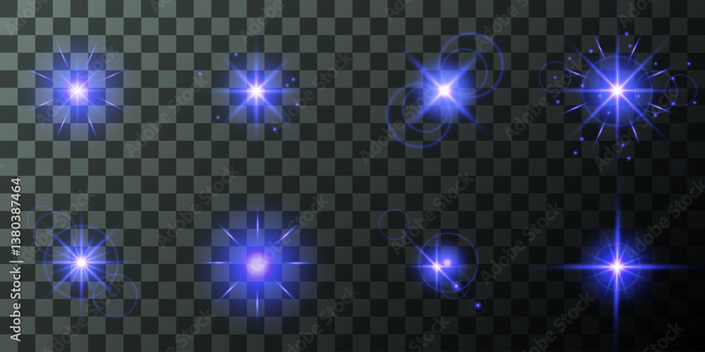 Lens Flare, light glow effect. sun or realistic shining star with backlight effect. bokeh glitter and sparkles or sparkles on transparent background. Lens Flare, light glow effect. sun or realistic shining star with backlight effect. bokeh glitter and sparkles or sparkles on transparent background.