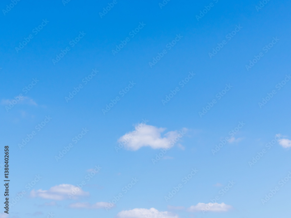 春の穏やかな青空とフワフワな雲13 春の穏やかな青空とフワフワな雲13