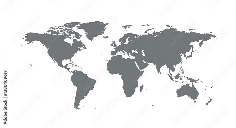 Fototapeta premium Global Monochrome AI Generated