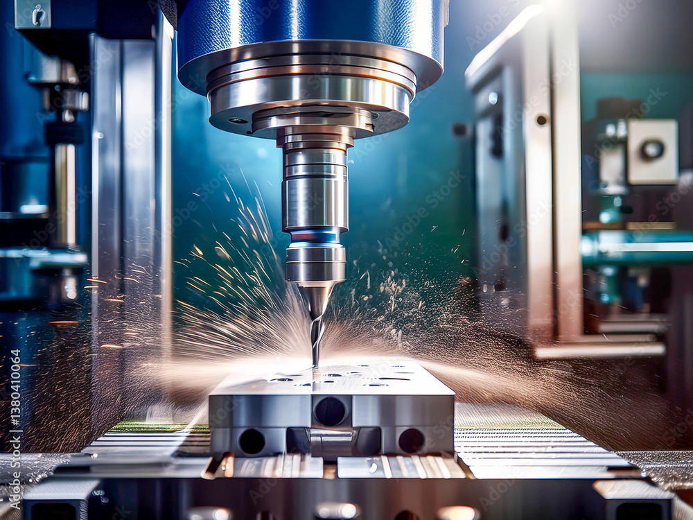 Milling machine, metal machining, aluminum and steel Milling machine, metal machining, aluminum and steel