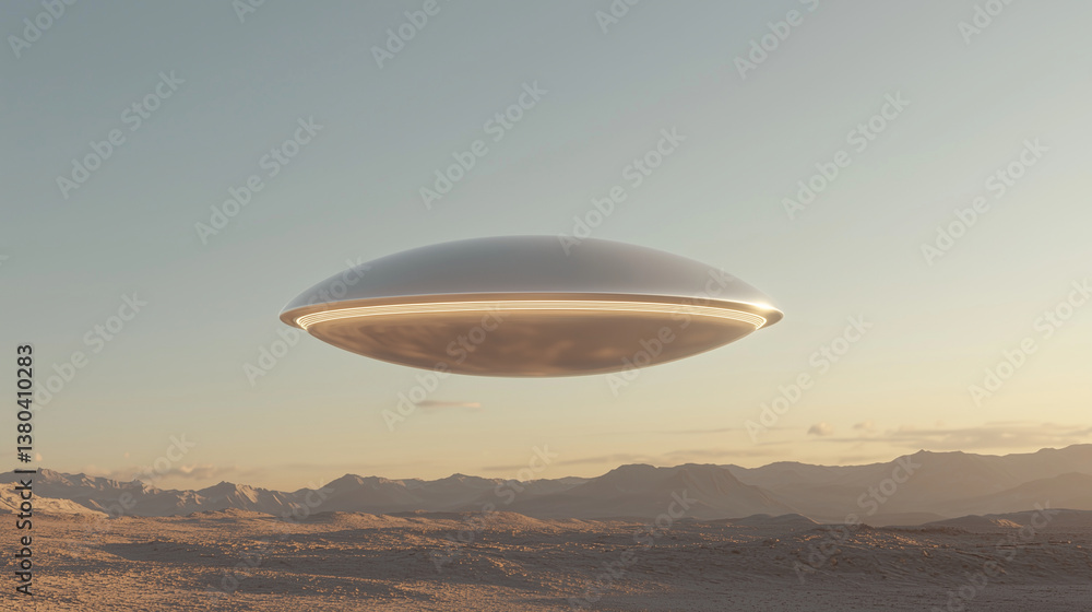 A futuristic spaceship departing from an Earth-like exoplanet in space A futuristic spaceship departing from an Earth-like exoplanet in space