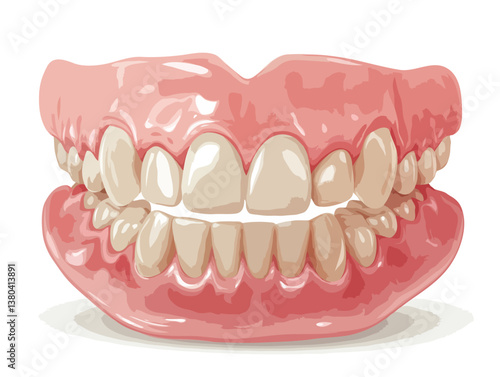 denture vector art