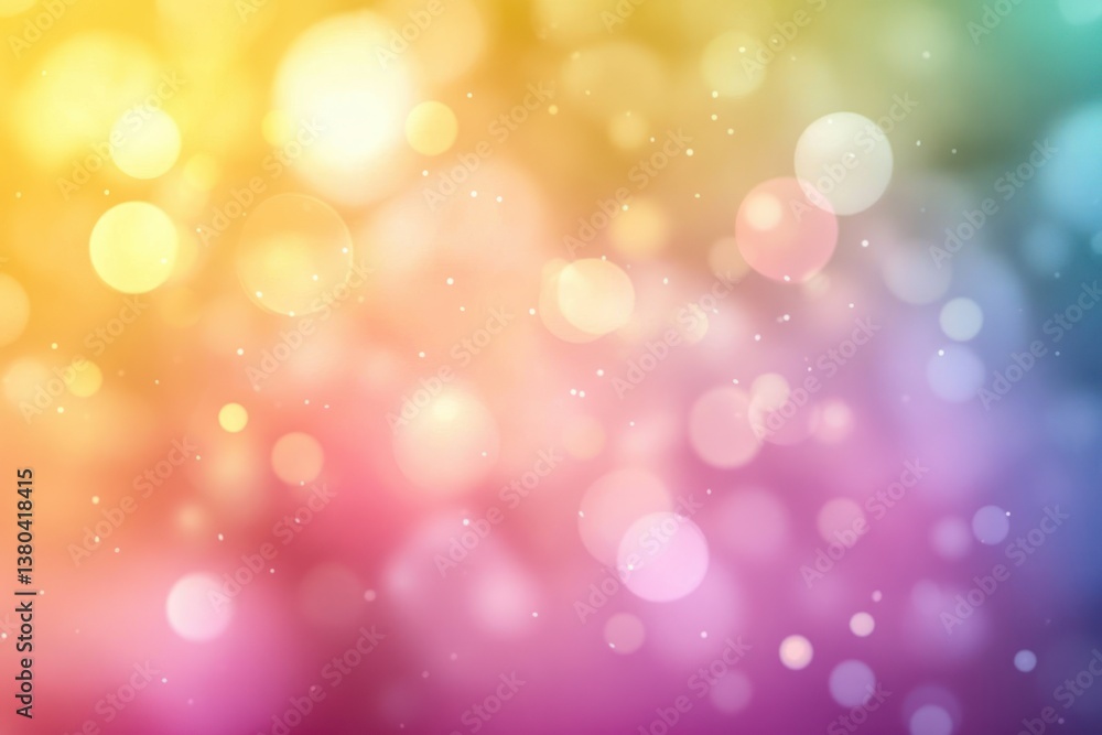 Dreamy Soft Pastel Bokeh Background with Glowing Light Spots and Ethereal Ambiance Dreamy Soft Pastel Bokeh Background with Glowing Light Spots and Ethereal Ambiance
