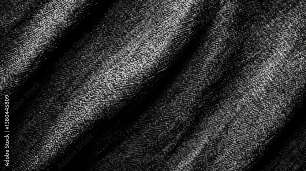 Woven Cotton Canvas Texture with Diagonal Patterns in Dark Tone Woven Cotton Canvas Texture with Diagonal Patterns in Dark Tone