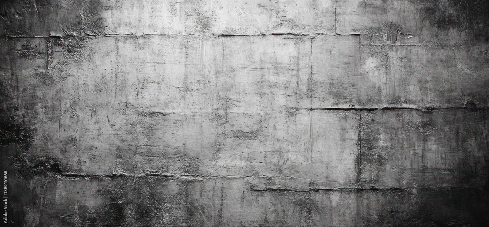 Obraz premium Grunge Textured Metal Background in Monochromatic Grayscale Industrial Style