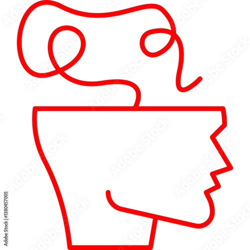 Scroll icon single vector illustration