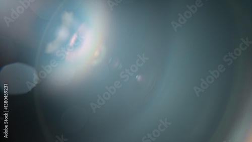 Abstract background of real lens flare for overlay or transition