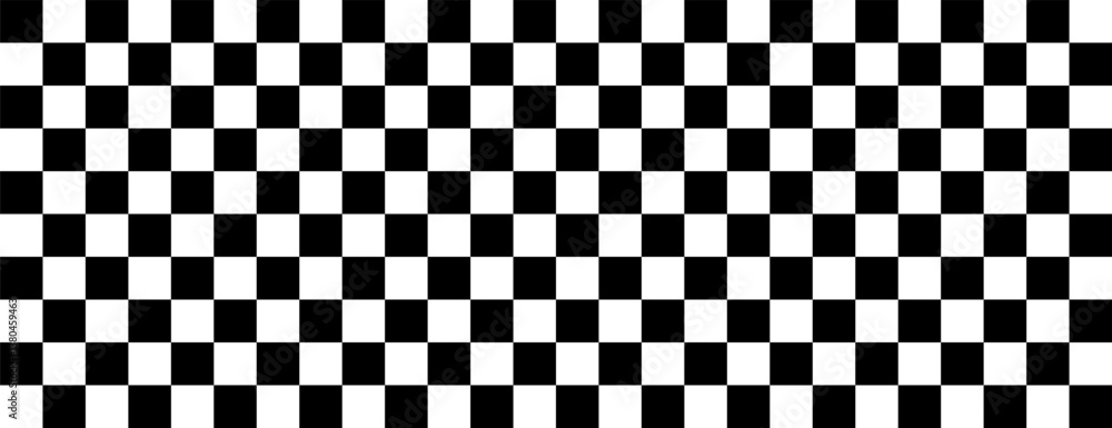 Checkerboard black and white seamless pattern vector illustration. Checkerboard black and white seamless pattern vector illustration.