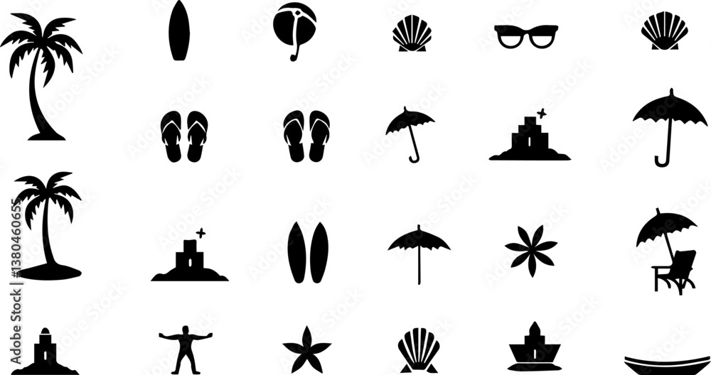 Fototapeta premium silhouette icon about travel , vector illustration