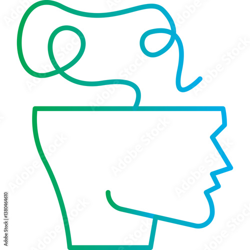 Scroll icon single vector illustration