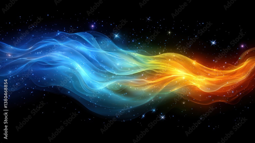 Cosmic Nebula: A Symphony of Celestial Hues Cosmic Nebula: A Symphony of Celestial Hues