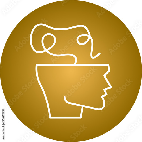 Scroll icon single vector illustration