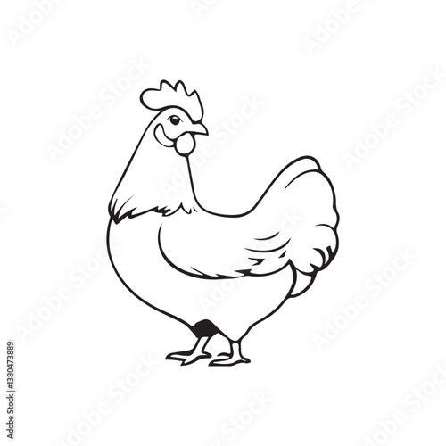 This title captures the essence of the image, focusing on the hen, eggs, and the farm setting Let me know if you want any adjustments!