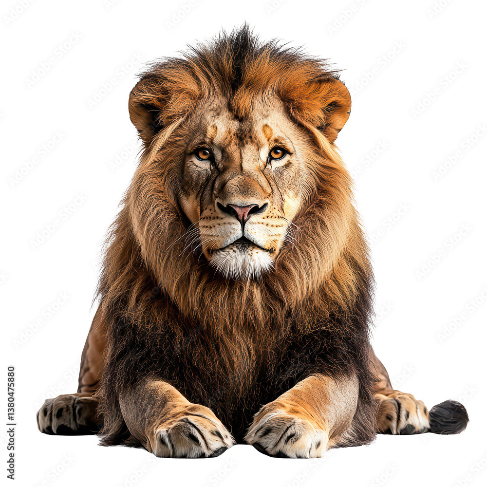 A Lion Isolated on transparent background, png A Lion Isolated on transparent background, png