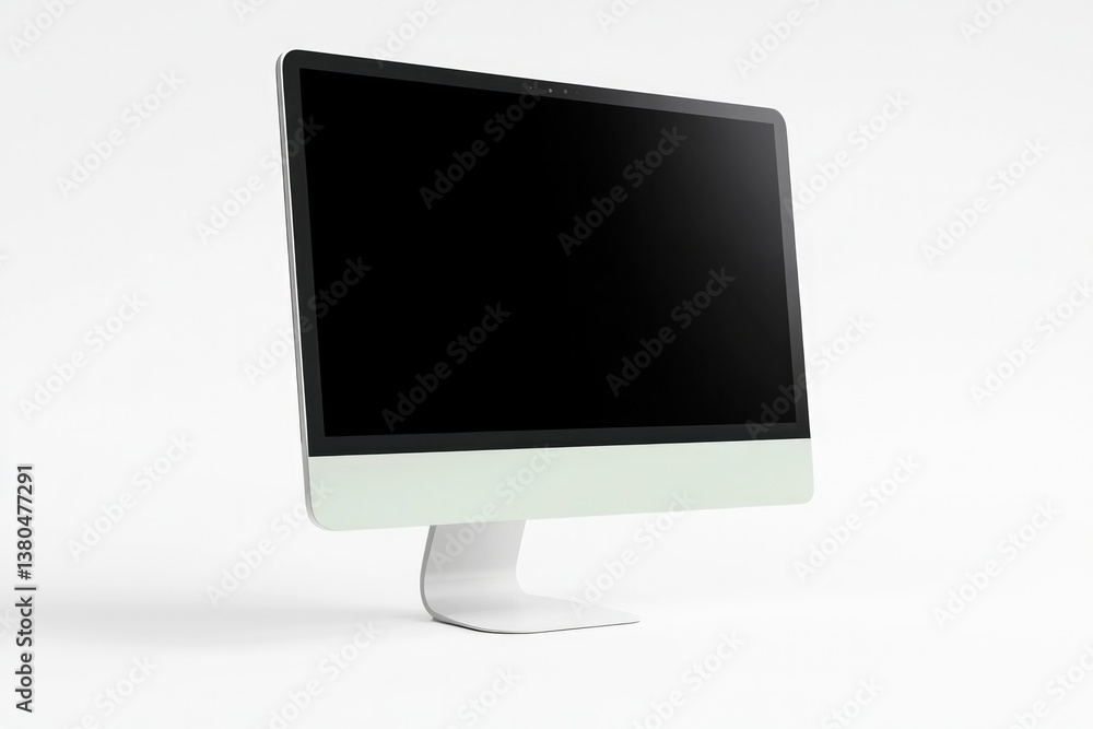 Sleek monitor design with minimalist aesthetics, showcasing smoo Sleek monitor design with minimalist aesthetics, showcasing smoo
