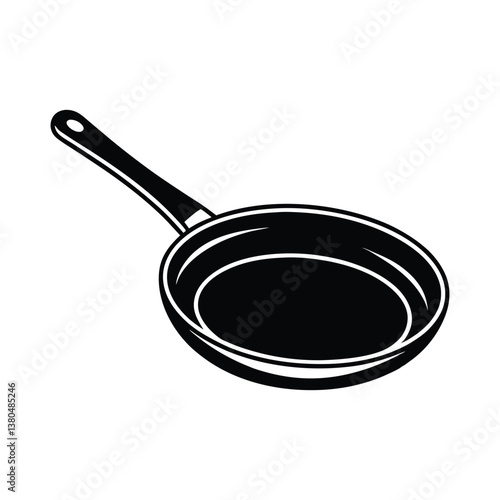 frying pan isolated on a white background
