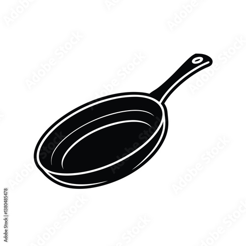 frying pan isolated on a white background