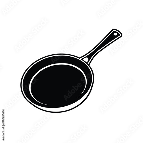 frying pan isolated on a white background