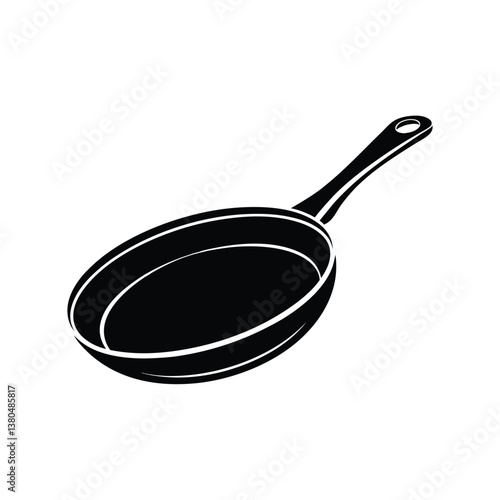 frying pan isolated on a white background