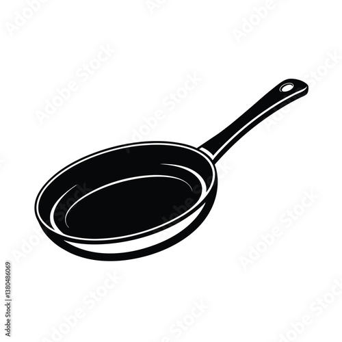 frying pan isolated on a white background