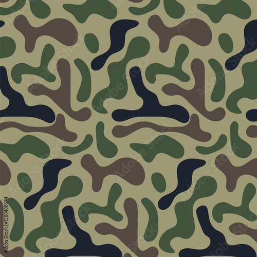 Duck Hunter Camouflage seamless pattern design