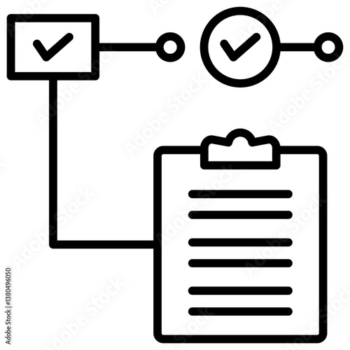 Endpoint Line Icon