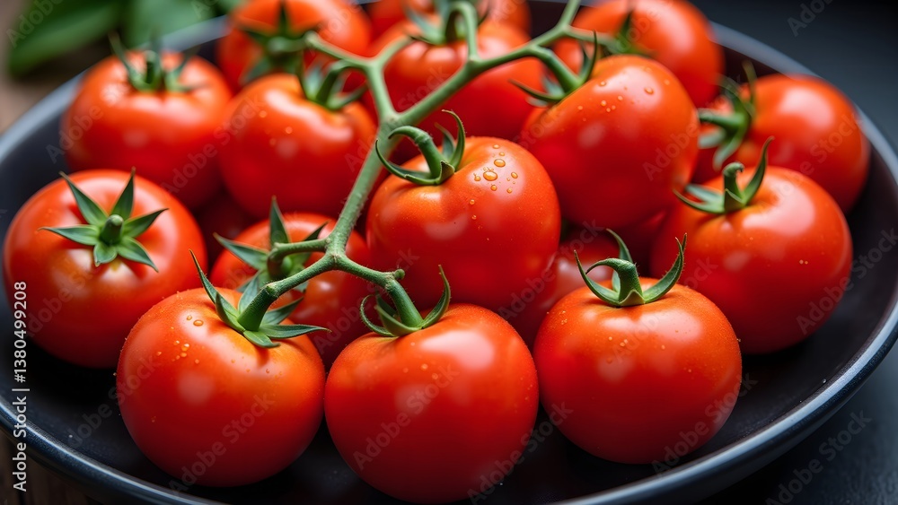Bright red tomatoes Bright red tomatoes