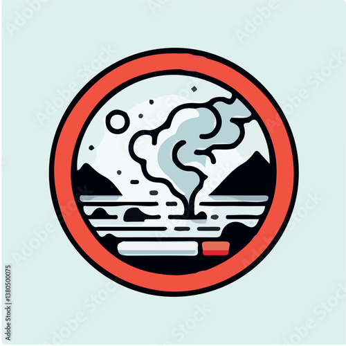 no smoking area sign