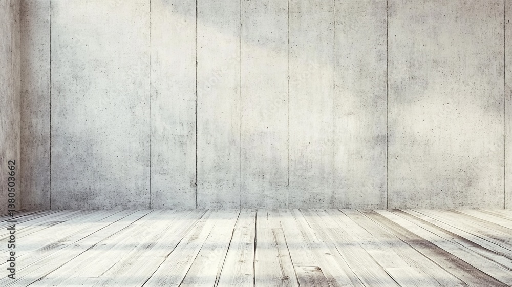 Fototapeta premium Modern Interior Design Concept with Subtle Concrete Wall Texture