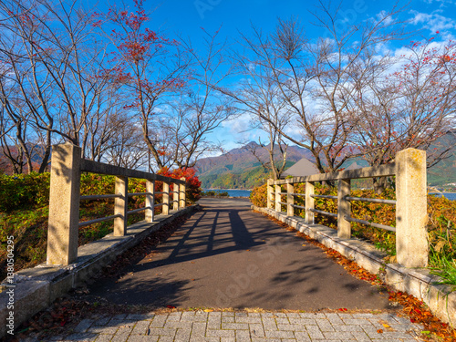 Parks of Japan. Bridge to l...