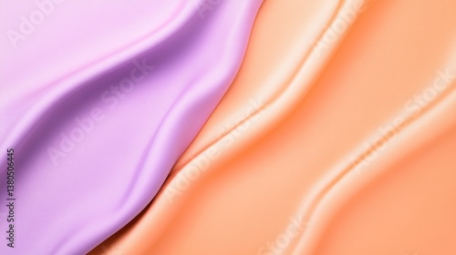 Soft waves of pastel colors create tranquil, soothing visual exp
