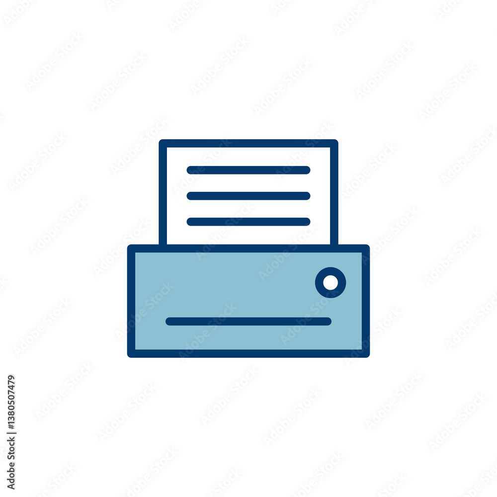 Printer icon vector isolated on white background. print icon. Fax vector icon. Printer icon vector isolated on white background. print icon. Fax vector icon.