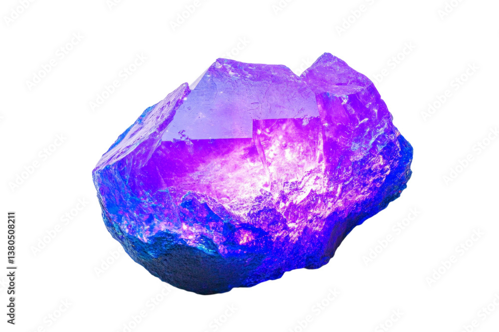 Fototapeta premium Radiant Purple Crystal Gemstone