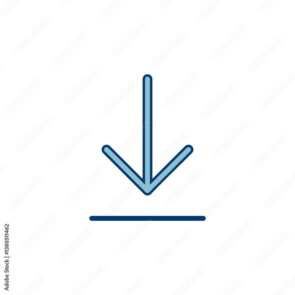 Download icon vector isolated on white background. Downloading vector icon Download icon vector isolated on white background. Downloading vector icon