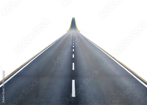 blank road clipart image on transparent background
